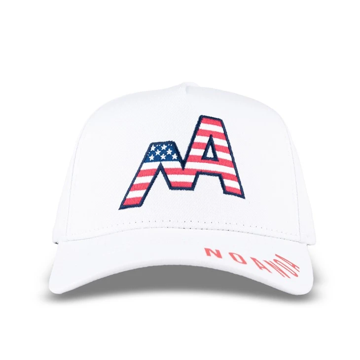 National Flag Style White Baseball Cap