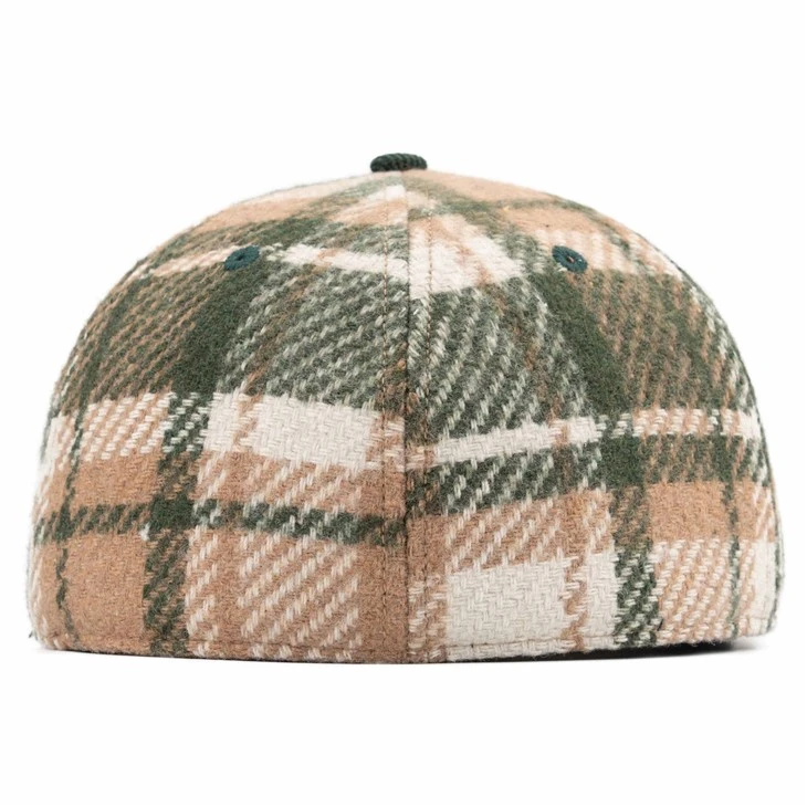 TCAP Customized Flat Round Brim 6 Panel Performance Sport Fitted Hat Cap